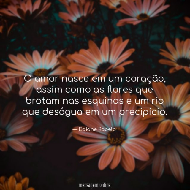 O amor nasce em um coração