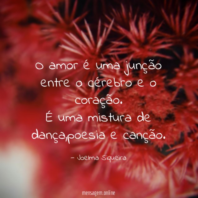 O amor é uma junção entre o cérebro