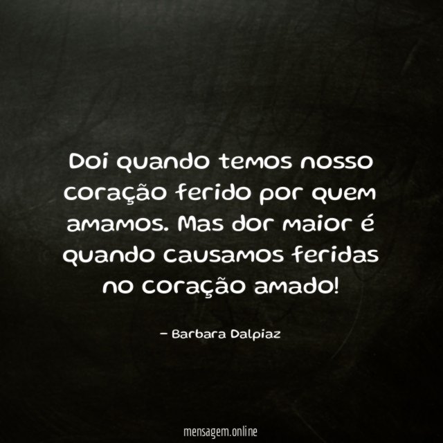 Doi quando temos nosso coração ferido por quem amamos