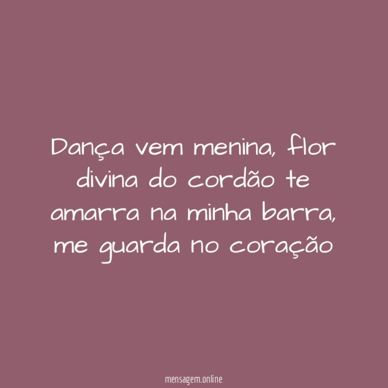 Dança vem menina