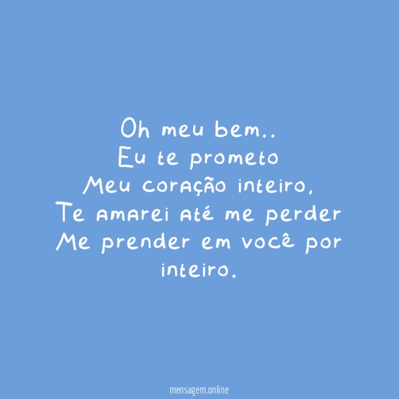 Oh meu bem