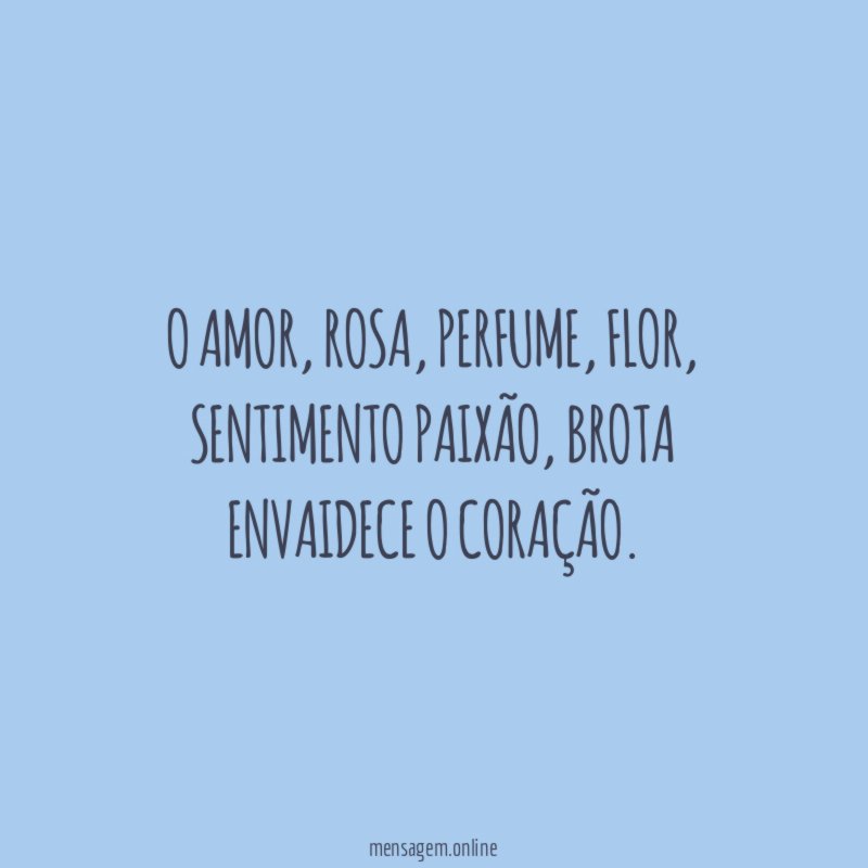 O amor
