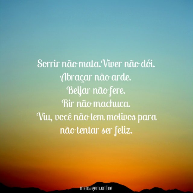 Sorrir não mata