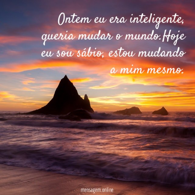Ontem eu era inteligente
