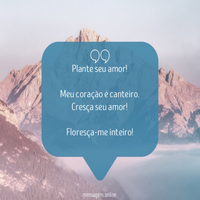 Plante seu amor
