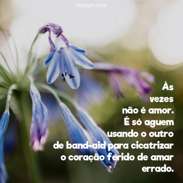 Às vezes não é amor
