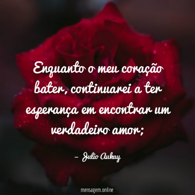 Enquanto o meu coração bater