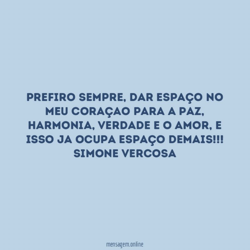 prefiro sempre