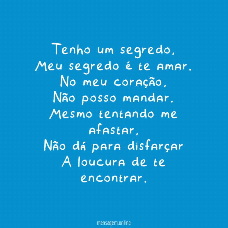 Tenho um segredo