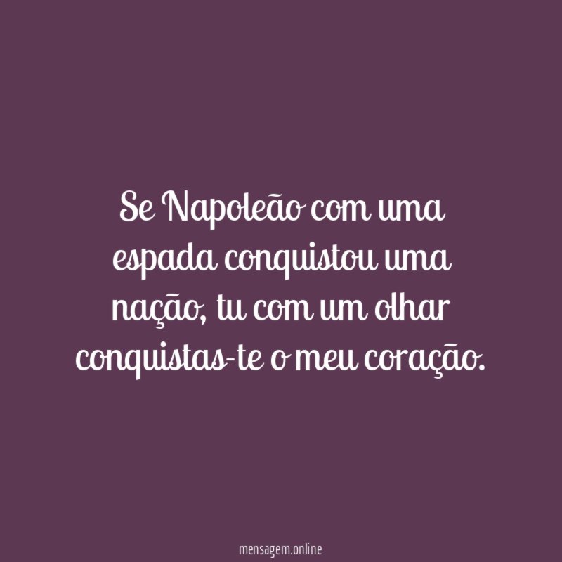 Se Napoleão com uma espada conquistou uma nação