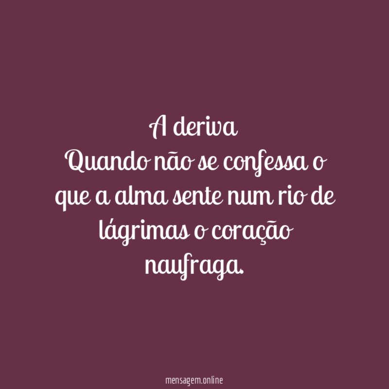 A deriva
