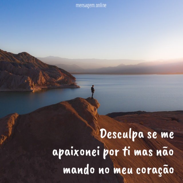 Desculpa se me apaixonei por ti mas não
