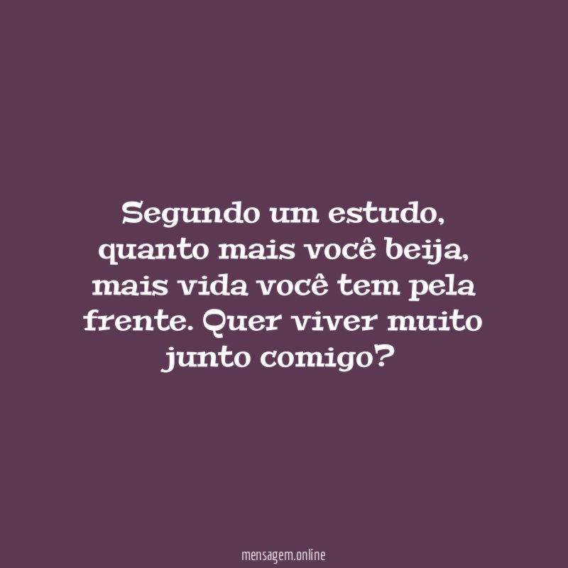 Segundo um estudo