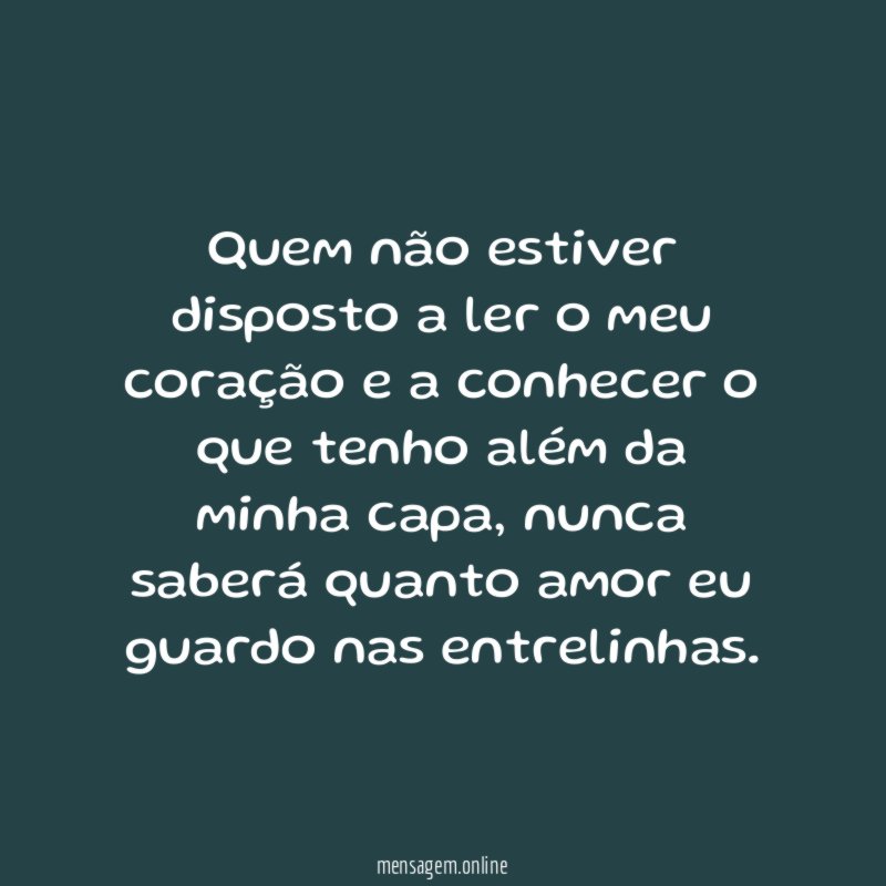 Quem não estiver disposto a ler o meu