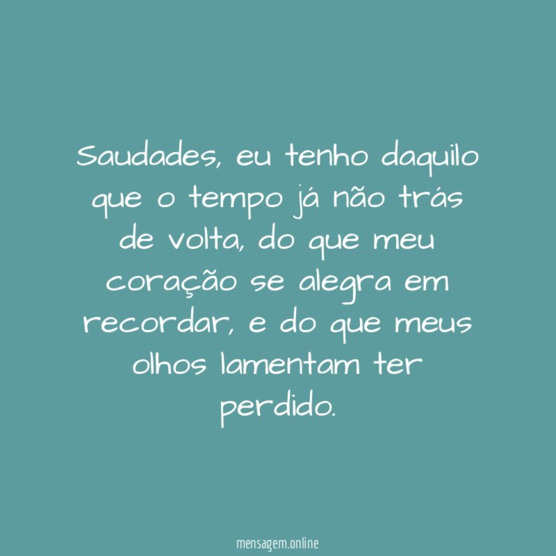 Saudades
