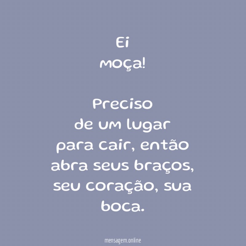 Ei moça