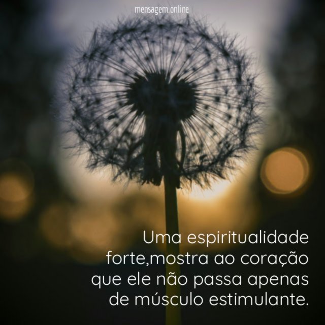 Uma espiritualidade forte