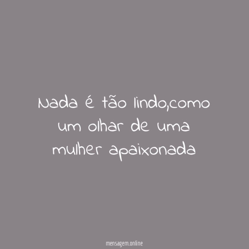 Nada é tão lindo