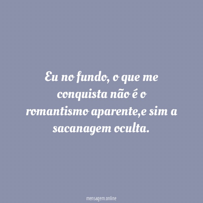 Eu no fundo