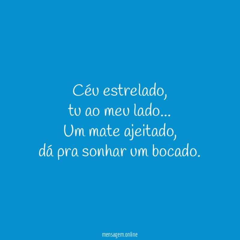 Céu estrelado