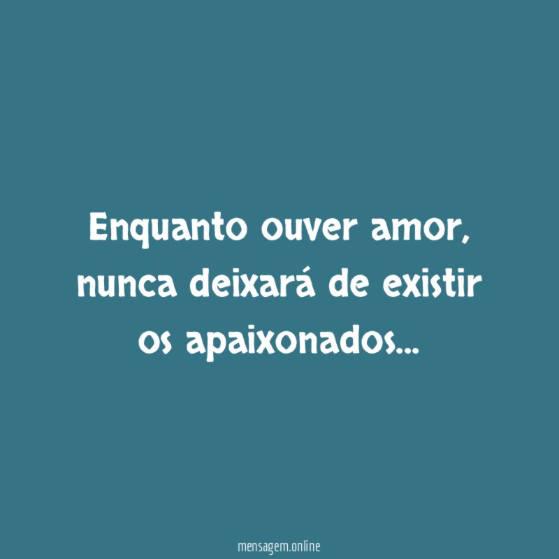 Enquanto ouver amor