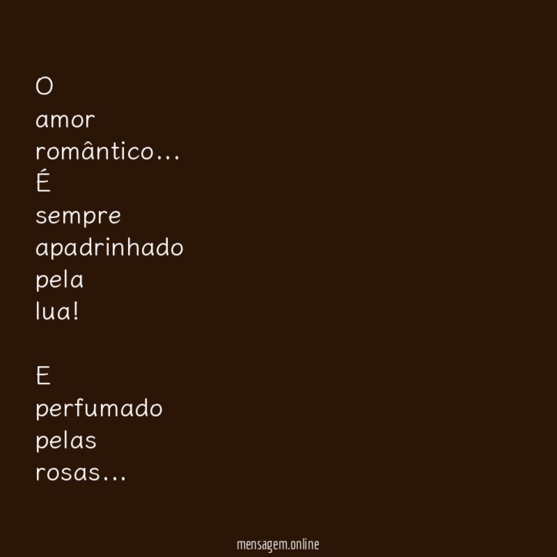 O amor romântico