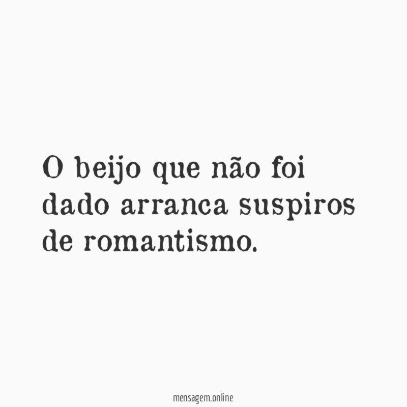 O beijo que não foi dado arranca suspiros de romantismo