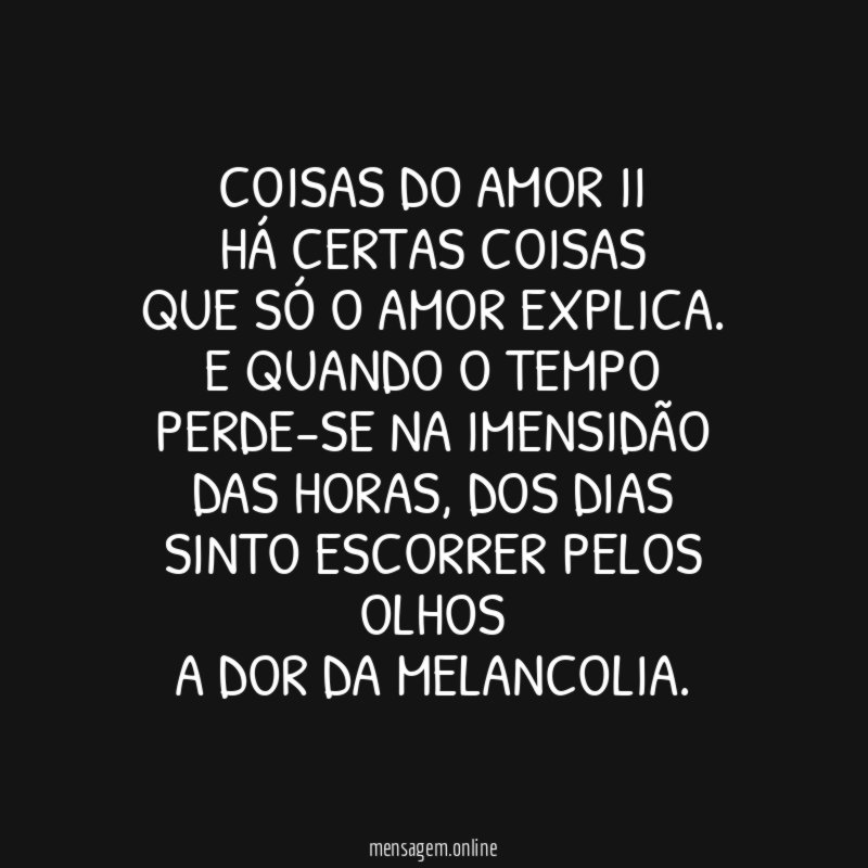COISAS DO AMOR II