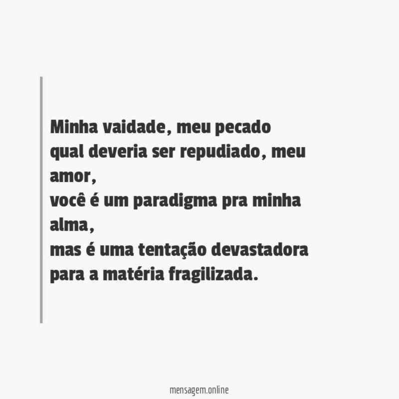 minha vaidade