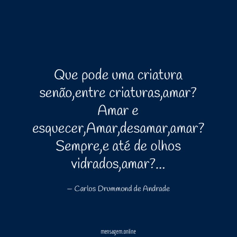 que pode uma criatura senão