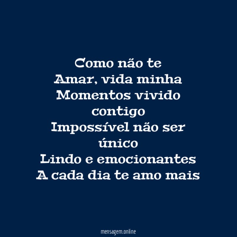 Como não te Amar