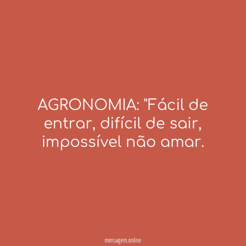 AGRONOMIA