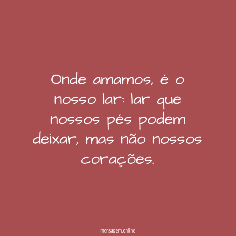 Onde amamos