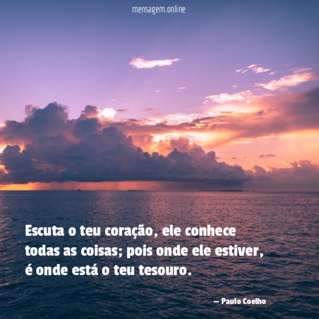 Escuta o teu coração