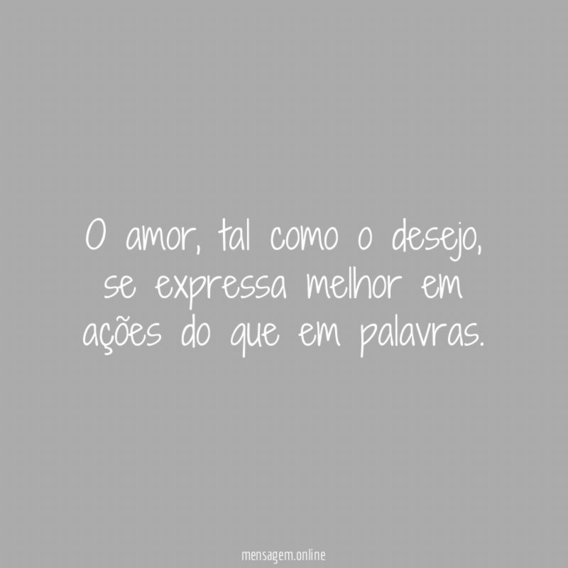 O amor