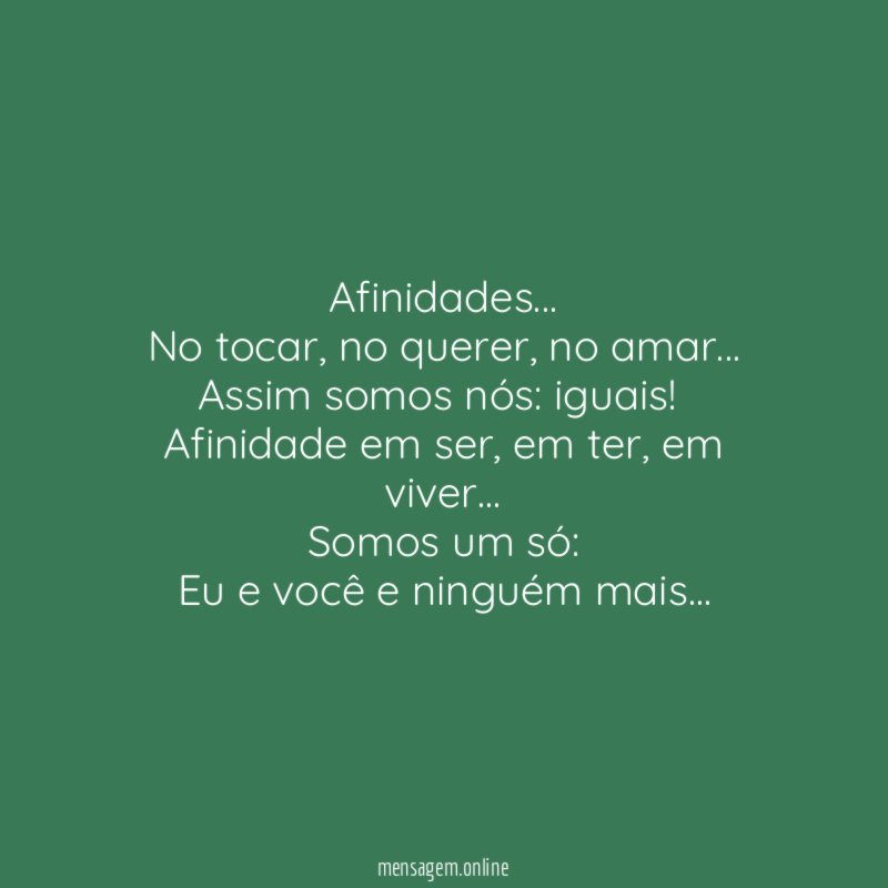 Afinidades