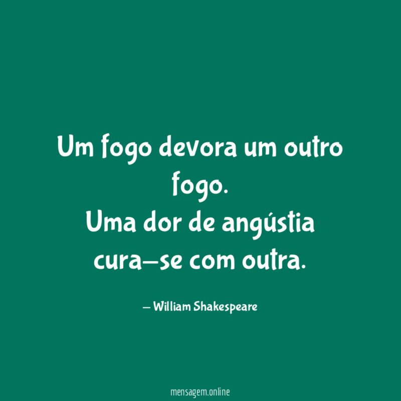 Um fogo devora um outro fogo