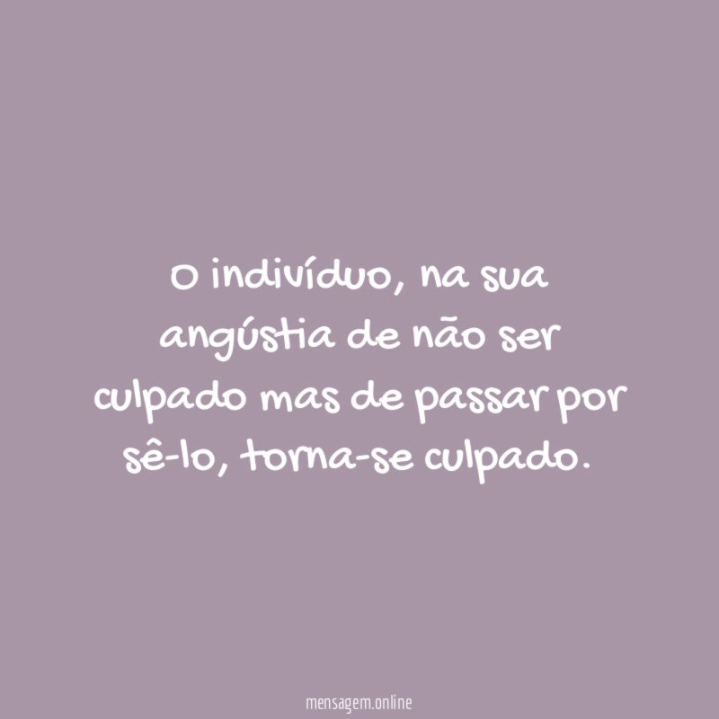 O indivíduo