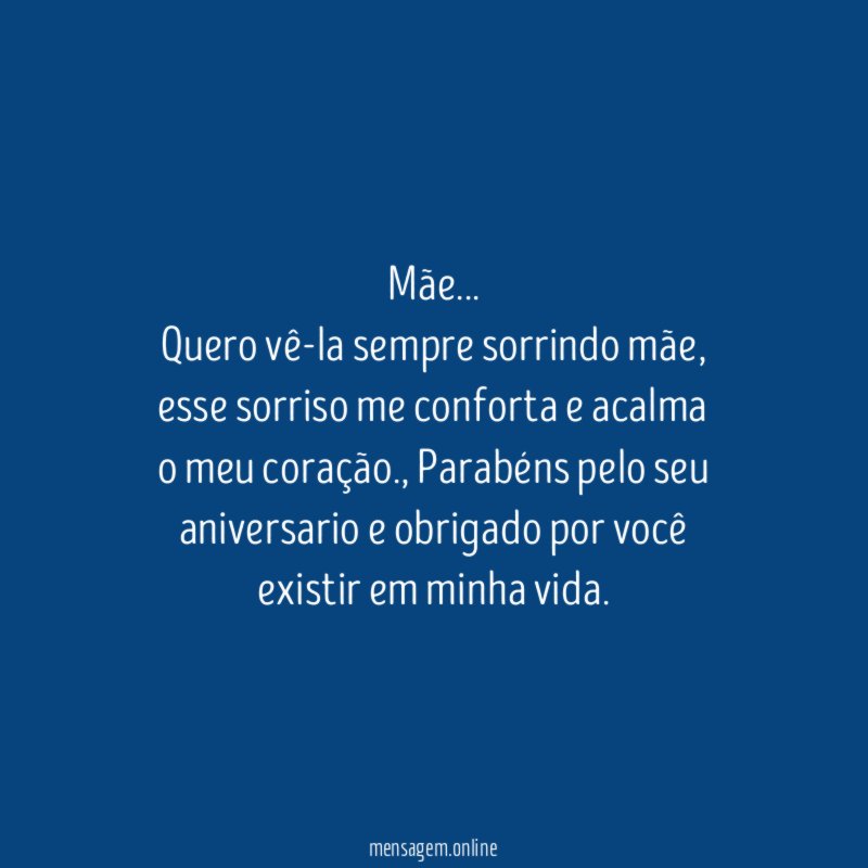 Mãe…