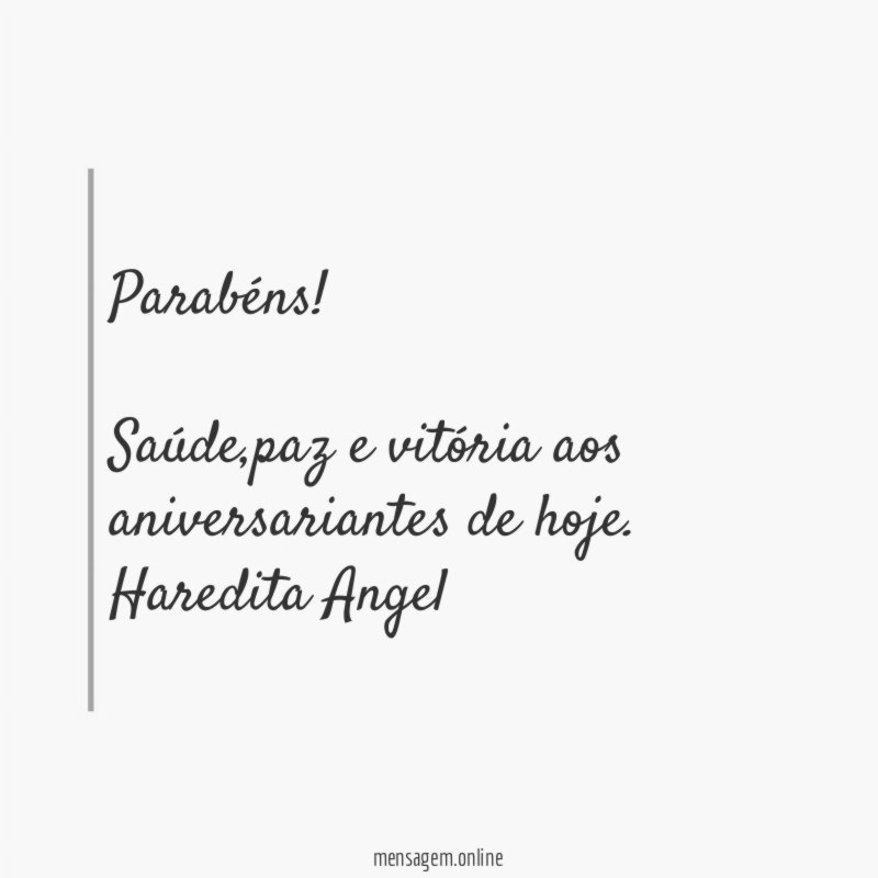 Parabéns