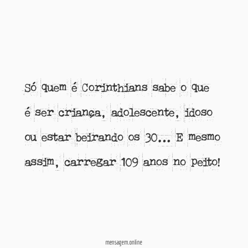Só quem é Corinthians sabe o que é ser criança