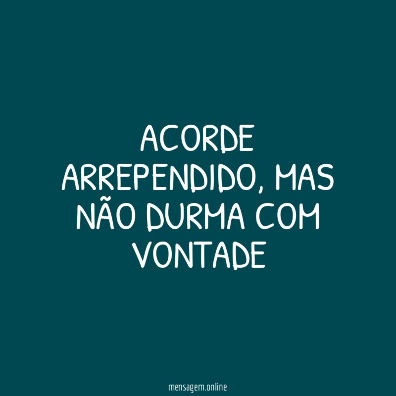 Acorde arrependido