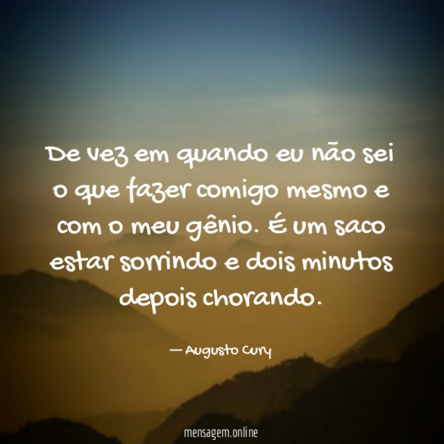 De vez em quando eu não sei