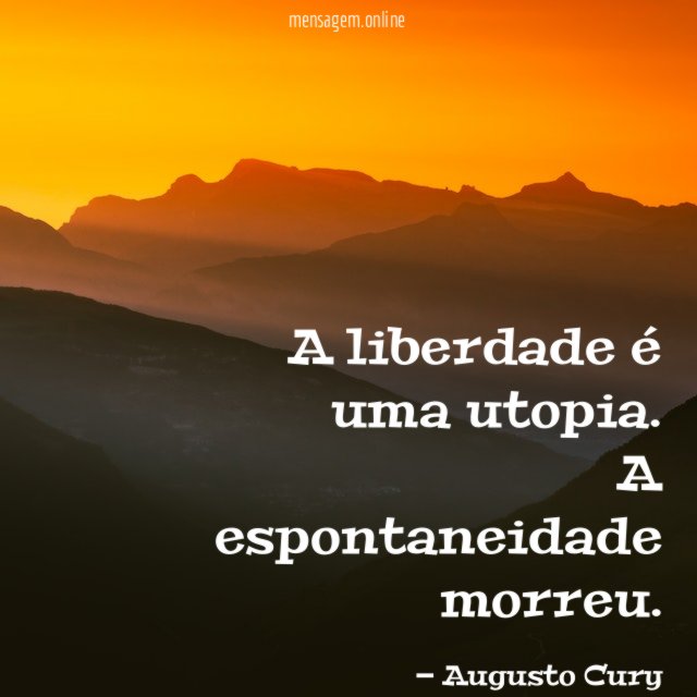 A liberdade é uma utopia