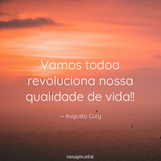 Vamos todoa revoluciona nossa qualidade de vida