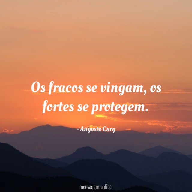 Os fracos se vingam