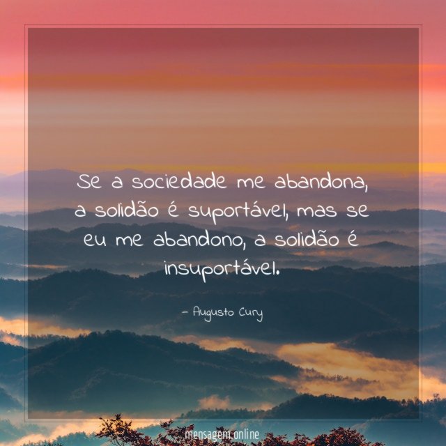 Se a sociedade me abandona