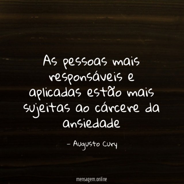 As pessoas mais responsáveis e aplicadas estão mais
