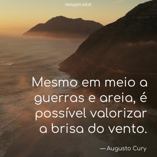Mesmo em meio a guerras e areia