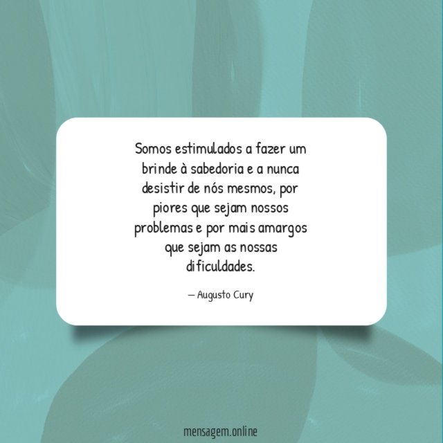 Somos estimulados a fazer um brinde à sabedoria